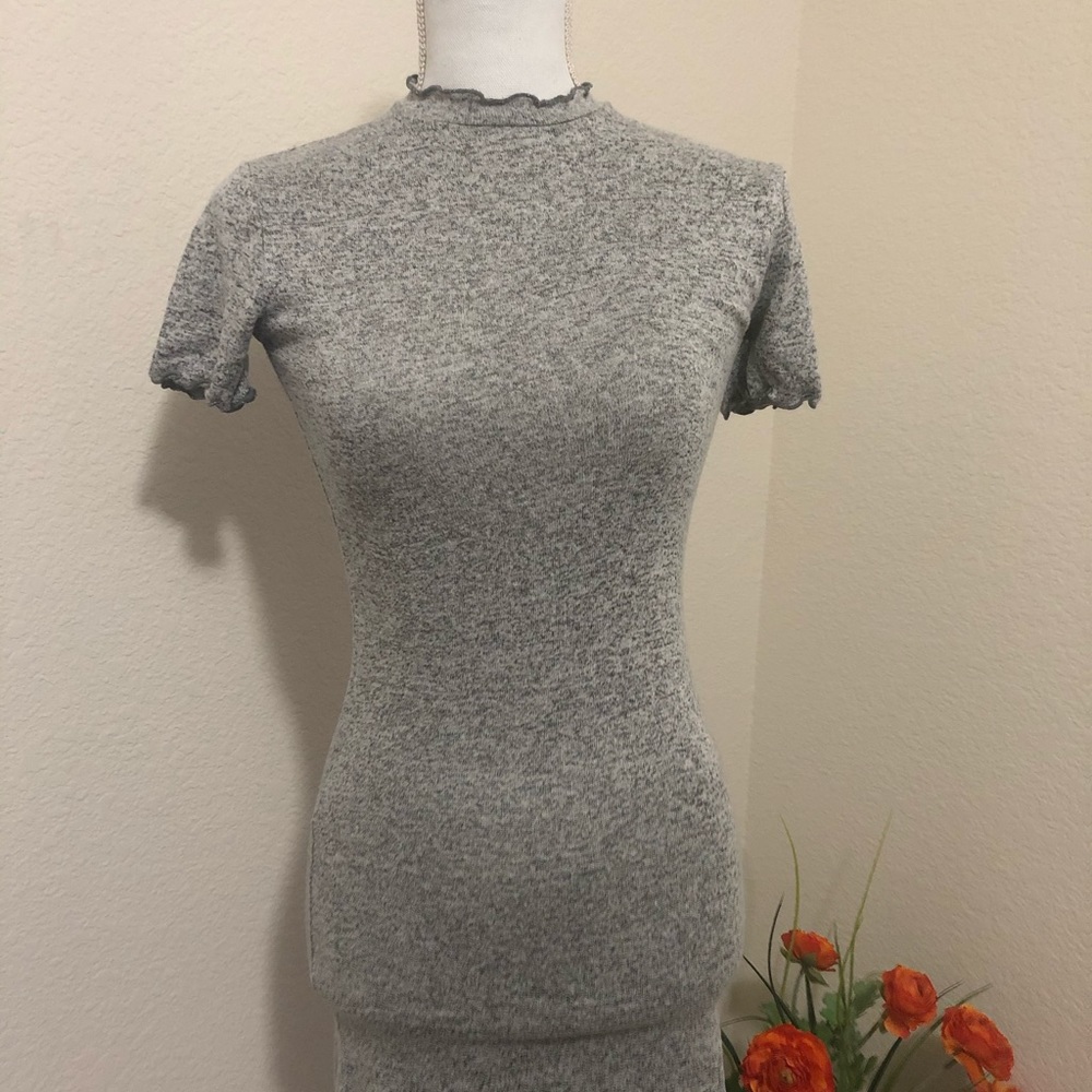 Gray Bodycon Dress